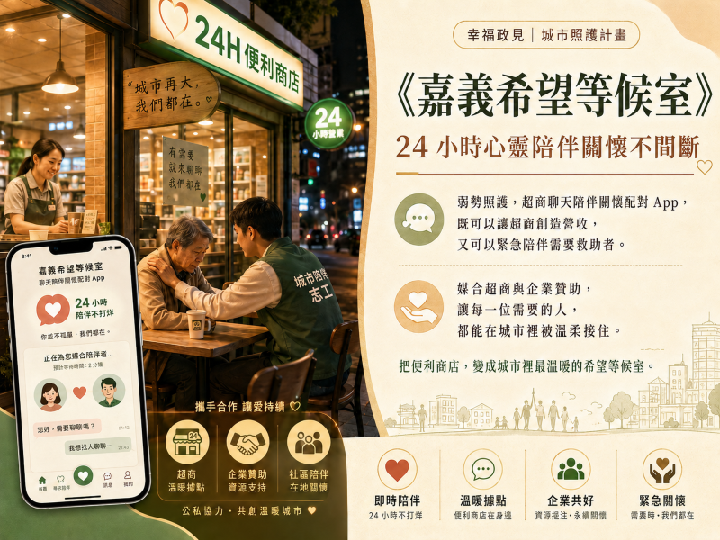 嘉義希望等候室政見圖